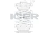 Колодки гальмівні (передні) VW T5/Multivan V 03-15/T6/Multivan VI 15- (+датчик) ICER 141953 (фото 1)