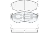 Колодки гальмівні (передні) Hyundai Elantra III 00-06/Kia Magentis I 01-05/Ssangyong Korando 88-06 ICER 180877 (фото 1)
