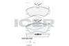 Колодки гальмівні (передні) Citroen Berlingo 96-11/Xsara/Peugeot 306 93-05/Partner 96-15 (+датчики) ICER 181136-700 (фото 1)