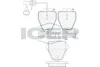 Колодки гальмівні (передні) Audi A4 97-01/A6 97-05/VW Passat B5 00-05/Phaeton 02-08 (+датчики) ICER 181571 (фото 1)