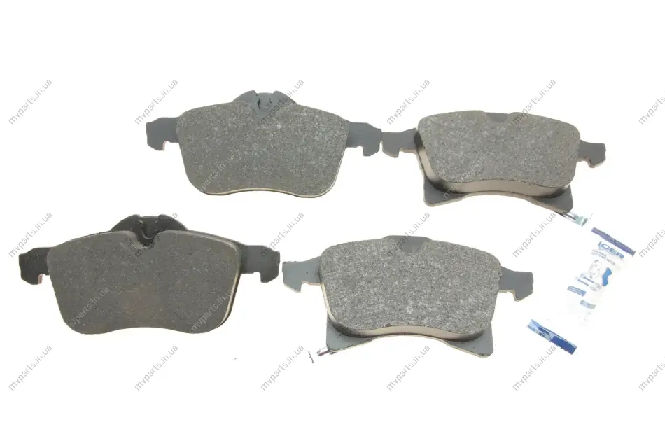 Колодки гальмівні (передні) Opel Astra H/Corsa C/D/E/Meriva A/B 04-/Combo/Zafira A/B 01- (+датчик) ICER 181592 (фото 1)