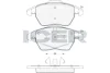 Колодки гальмівні (передні) Citroen C4 04-11/Peugeot 207/308 07-14/208 12-/307 03-09/3008 09-16 ICER 181637 (фото 1)
