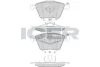 Колодки гальмівні (передні) Ford Focus/Mazda 3/Volvo C30/C70/S40/V50/Opel Vectra C 05-14/V40 12- ICER 181652 (фото 1)