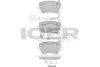 Колодки гальмівні (задні) Audi A4 04-08/A6 95-/A8 02-10/VW Phaeton 02-16 (+датчики) ICER 181674 (фото 1)