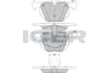 Колодки гальмівні (задні) BMW 7 (E65/E66/E67) 01-08/X5 (E70) 06-13/X6 (E71/E72) 08-14 ICER 181685 (фото 1)