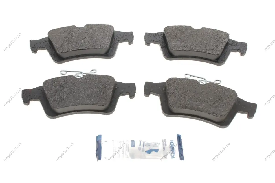 Колодки гальмівні (задні) Ford Connect 13-/Kuga/C-Max 08-/Focus/Mazda 3/5/Volvo C30/S40/V50 03-/V40 ICER 181744 (фото 1)