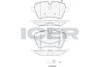 Колодки гальмівні (передні) Mini Cooper/One 02-16 ICER 181756 (фото 1)