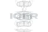 Колодки гальмівні (задні) Jeep Grand Cherokee III/IV 04-/Commander 05-10 ICER 181766 (фото 1)
