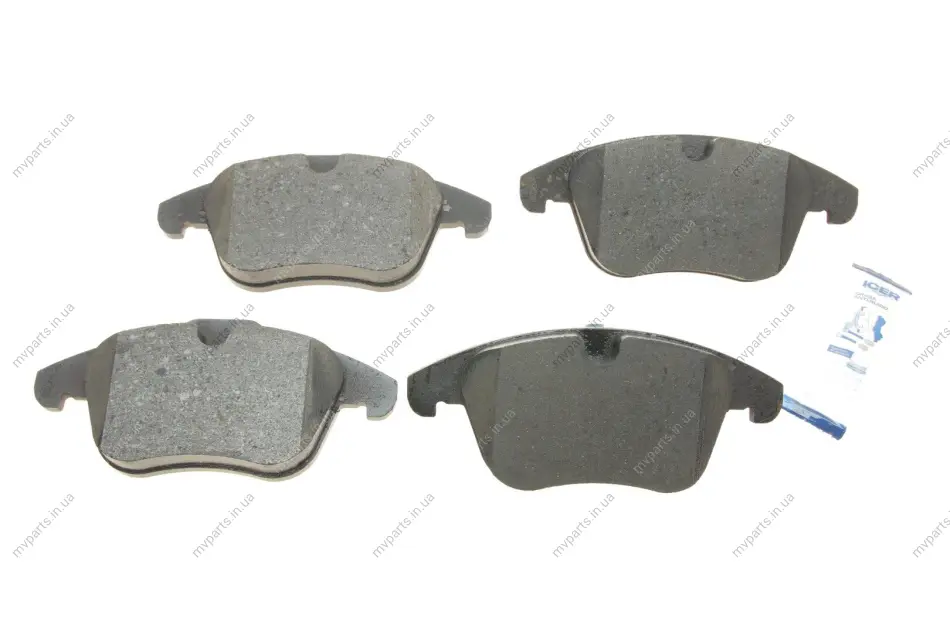 Колодки гальмівні (передні) Ford Mondeo/Galaxy/S-Max/Volvo XC70/V70/S80 07-16/V60/S60/Land Rover 11 ICER 181775 (фото 1)