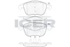 Колодки гальмівні (передні) Citroen C4 04-/Peugeot 207/307/308/3008 02- ICER 181866-200 (фото 1)