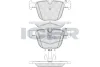 Колодки гальмівні (задні) BMW 5 (F07/F10/F11) 09-/7 (F01-F04) 08-15 ICER 181896 (фото 1)