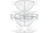 Колодки гальмівні (передні) BMW X5 (E70/F15/F85) 06-/X6 (E71/E72/F16/F86) 08- ICER 181905 (фото 1)