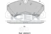Колодки гальмівні (передні) Porsche Cayenne 02-/Macan 14-/Panamera 10-16/VW Touareg 02- ICER 181921 (фото 1)