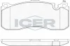 Колодки гальмівні (передні) BMW 1 (E81/E82/E87/E88)/3 (E90/E91/E92/E93) 04-13/Mini Mini 07-13 ICER 181964 (фото 1)