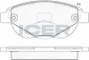 Колодки гальмівні (передні) Citroen C3 09-/C4 04-12/Peugeot 207 07-/307 03-12/1007 05- ICER 182011 (фото 1)