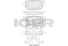 Колодки гальмівні (задні) Suzuki Vitara III 15-/SX4 S-cross 13-/Swift IV 10-/Baleno 16- ICER 182017 (фото 1)
