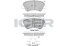 Колодки гальмівні (передні) Hyundai Elantra/ i30/Veloster 11-/Kia Cee\'d/Cerato 12-/Soul 09- ICER 182029 (фото 1)