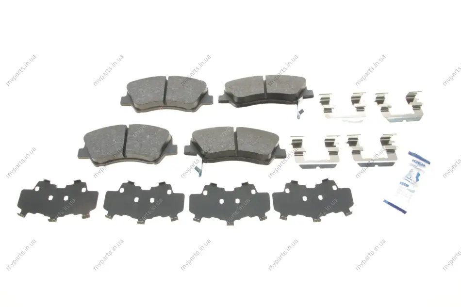 Колодки гальмівні (передні) Hyundai Accent IV 10-/ i20 14-/Solaris 17-/Kia Rio III 11- ICER 182035 (фото 1)