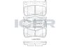 Колодки гальмівні (задні) Lexus GS III/IV/IS II/III 05-/Toyota Crown XII/XIII 03-12/Mark X/Reiz 04- ICER 182060 (фото 1)