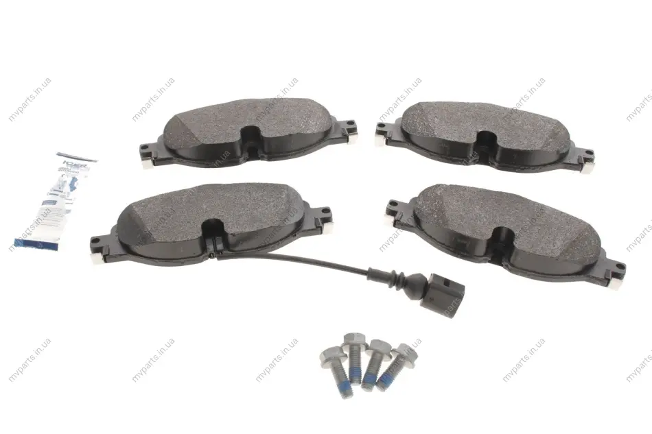 Колодки гальмівні (передні) Audi A3/Q2/Q3/Seat/Skoda Octavia/Kodiaq/VW Golf/Passat B8 12- (+датчик) ICER 182111 (фото 1)