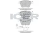 Колодки гальмівні (передні) Audi A3/TT/Seat Leon 03-15/VW Golf VI/Jetta VI/Scirocco III 08-14 ICER 182148 (фото 1)
