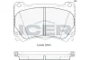 Колодки гальмівні (передні) Hyundai Elantra 10-/Genesis 08- ICER 182163 (фото 1)