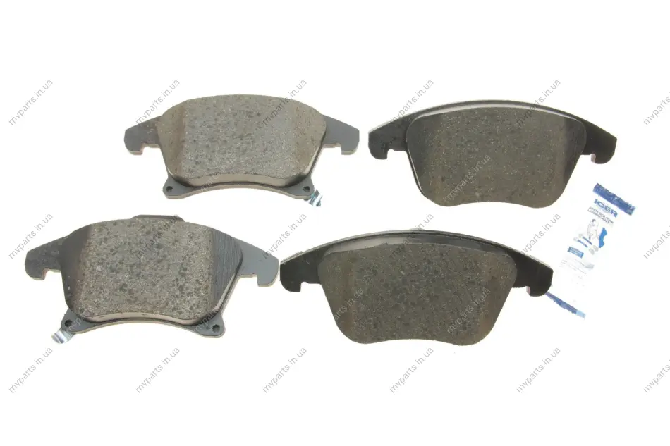 Колодки гальмівні (передні) Ford Galaxy III/S-Max/Mondeo V/Fusion 13-/Ford (США) Fusion 05- ICER 182231 (фото 1)