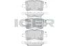 Колодки гальмівні (задні) Chevrolet Cruze/Bolt/Opel Astra K 15- ICER 182257-208 (фото 1)