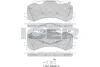Колодки гальмівні (передні) Audi A6/A7/A8/Q8 17-/Q7 15-/VW Touareg 17- ICER 182281 (фото 1)
