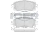 Колодки гальмівні (передні) Subaru Impreza/Outback/XV 17- ICER 182313 (фото 1)