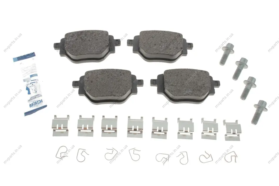Колодки гальмівні (задні) Citroen C4 Cactus 14-/C-Elysee/Peugeot 301 12-/2008/Opel Corsa F 19- ICER 182384 (фото 1)