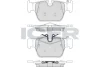 Колодки гальмівні (задні) BMW 1 (F40)/2 (F44) 19-/X2 (F39) 18-/Mini Clubman/Countryman 19- ICER 182393 (фото 1)