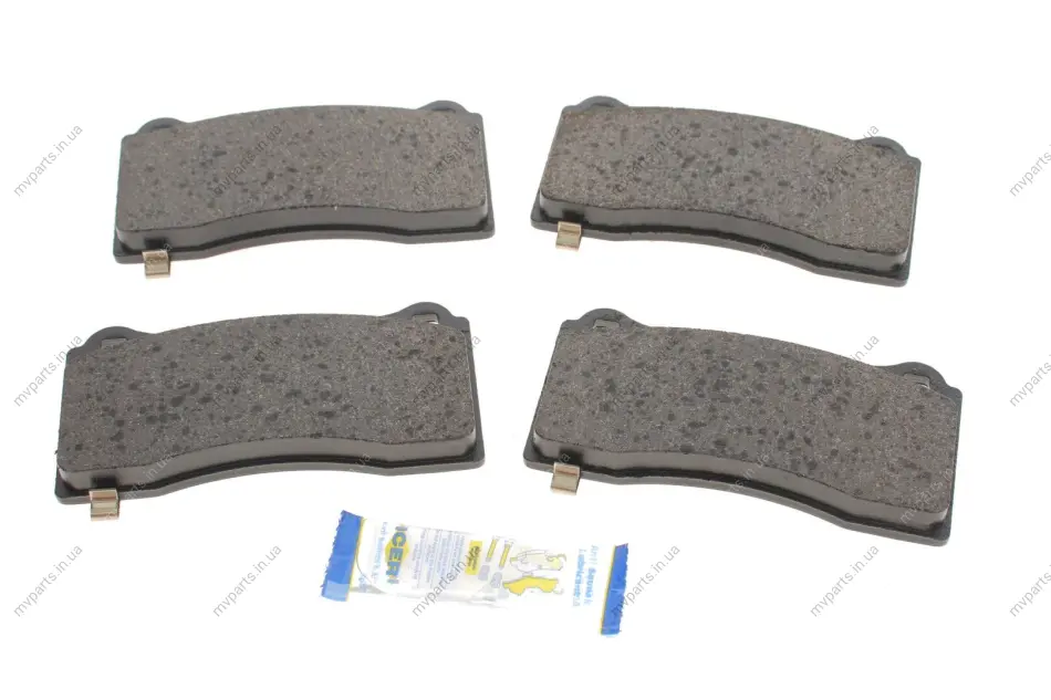 Колодки гальмівні (передні) Tesla Model 3 17-/Model Y 19- (+датчик) ICER 182406 (фото 1)