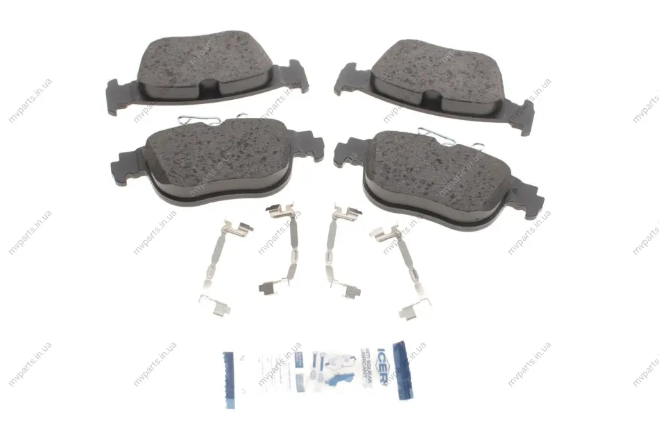 Колодки гальмівні (задні) Audi A3/Seat Leon/Skoda Octavia/VW Golf VIII 19-/Caddy 20- ICER 182408 (фото 1)