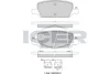 Колодки гальмівні (задні) Tesla Model 3 17-/Model Y 19- ICER 182412 (фото 1)