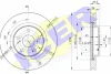 Диск гальмівний (передній) Toyota Aurion/Camry/Rav4 2.0-2.2 06- (296x28) (покрив.) (вентильований) ICER 78BD3107-2 (фото 1)