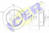 Диск гальмівний (задній) Hyundai Accent/Getz 05-10/i10/i20 08-/Kia Rio 05- (262x10) (з покр.)(повний) ICER 78BD5102-2 (фото 1)