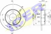 Диск гальмівний (задній) Skoda Fabia/Octavia 96-14/Roomster 06-15/VW Golf 97-06 (232x9)(з покр)(повн) ICER 78BD5601-2 (фото 1)