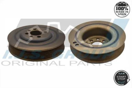 Шків колінвалу VW Caddy III 2. 0EcoFuel 06-15/T5 2.0 03-15 IJS GROUP 17-1008