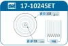 Шків колінвалу + шків генератора Renault Kangoo 1.9 dTi/dCi 01- (6PK) (з болтами) IJS GROUP 17-1024SET (фото 2)