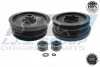 Шків колінвалу + шків генератора BMW 1/3/5/X3 2.0D 02- (4PK+6PK) 17-1034KIT B IJS GROUP 17-1034KIT-B (фото 1)