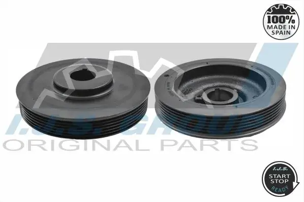 Шків колінвалу Citroen Berlingo/Fiat Scudo/Peugeot Expert/Partner 1.9D/2.0HDi (6PK) IJS GROUP 17-1036 (фото 1)