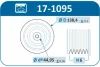 Шків колінвалу VW Golf VI/Passat/Audi A6 2.0TSI/2.0GTI/2.0TFSI 04- IJS GROUP 17-1095 (фото 2)