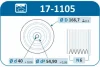 Шків колінвалу BMW 1 (E81)/3 (E90)/X1 (E84)/5 (E60)/X3 (E83/F25) 2.0D 04- (6PK) N47/M47 IJS GROUP 17-1105 (фото 2)