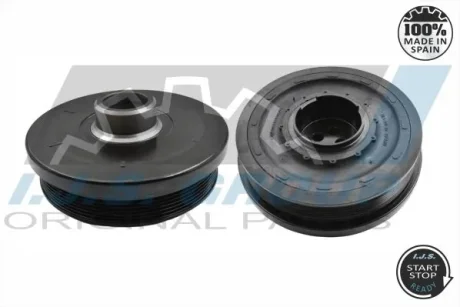 Шків колінвалу BMW 1 (E81)/3 (E90)/X1 (E84)/5 (E60)/X3 (E83/F25) 2.0D 04- (6PK) N47/M47 IJS GROUP 17-1105