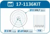 Шків колінвалу + шків генератора BMW 3 (E90/F30/F80)/ 5 (F10) 1.6-2.0 d 07- IJS GROUP 17-1136KIT (фото 2)