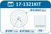 Шків колінвалу + шків генератора BMW X1 (F48)/X2 (F39) 14- B47/B48 IJS GROUP 17-1321KIT (фото 2)