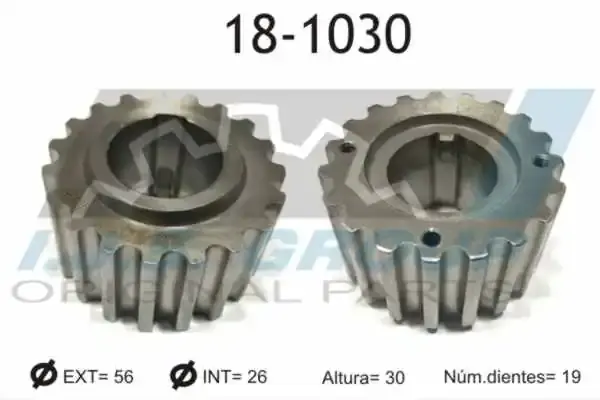 Шестерня колінвалу Renault Megane 1.4/1.6 16V 99- IJS GROUP 18-1030 (фото 1)