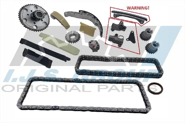Комплект ланцюга ГРМ (нижній) Nissan Navara (D40) 2.5dCi 07.05-/Замінений на 559 1859 20 IJS GROUP 40-1147FK (фото 1)