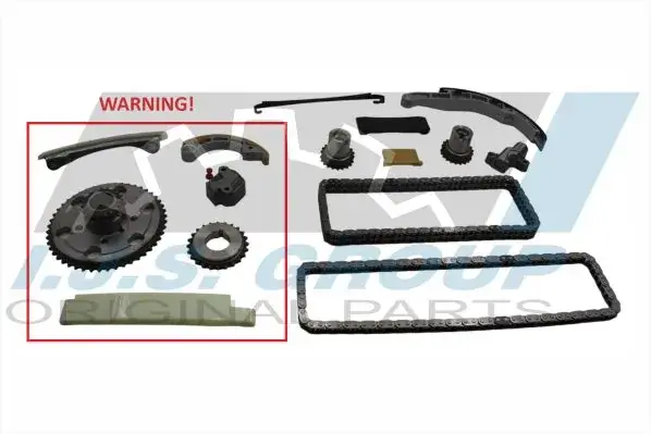 Комплект ланцюга ГРМ Nissan Pathfinder 2.5 dCi 05- IJS GROUP 40-1286FK (фото 1)